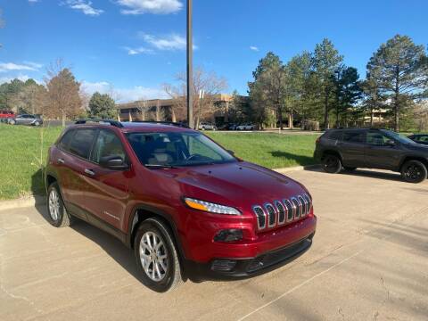 2017 Jeep Cherokee for sale at QUEST MOTORS in Englewood CO