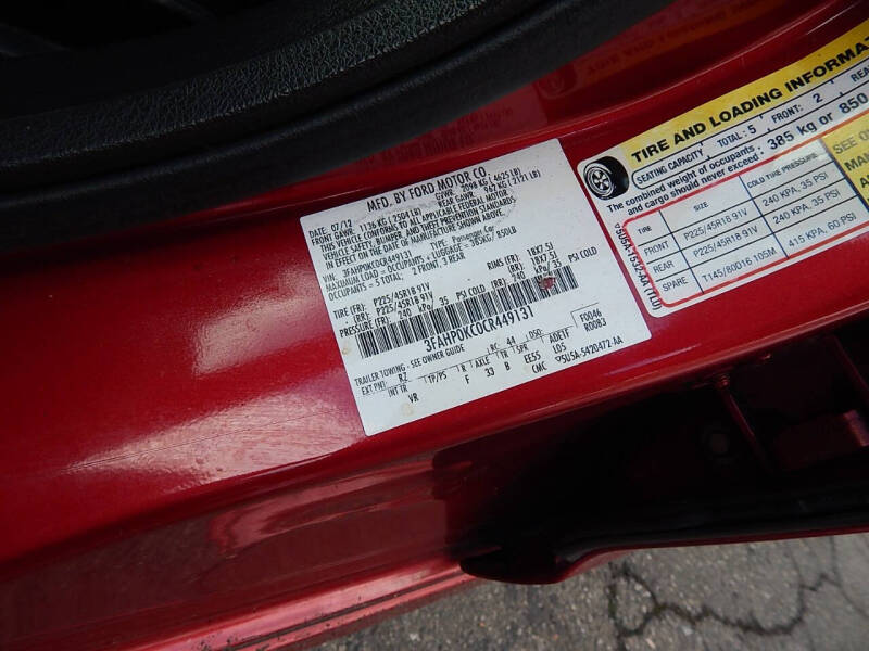 2012 Ford Fusion Sport