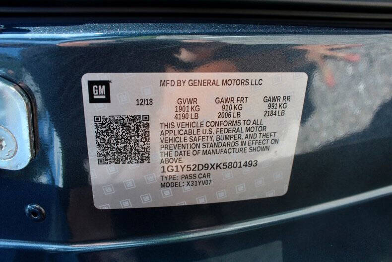 2019 Chevrolet Corvette ZR1