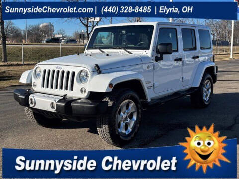 2015 Jeep Wrangler Unlimited for sale at Sunnyside Chevrolet in Elyria OH