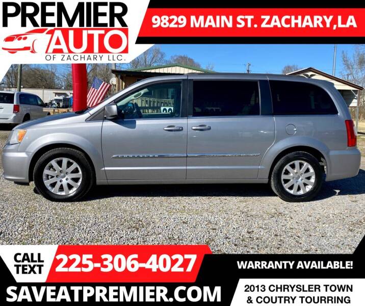 2013 Chrysler Town and Country for sale at Premier Auto of Zachary LLC. in Zachary LA