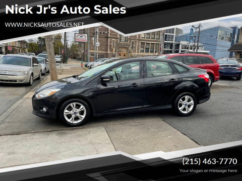 2012 Ford Focus for sale at Nick Jr's Auto Sales in Philadelphia PA