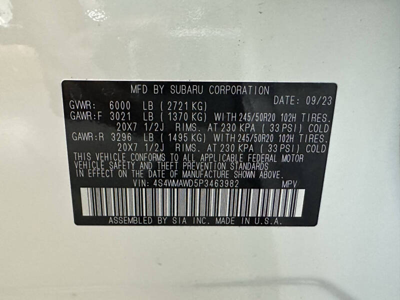 2023 Subaru Ascent Touring