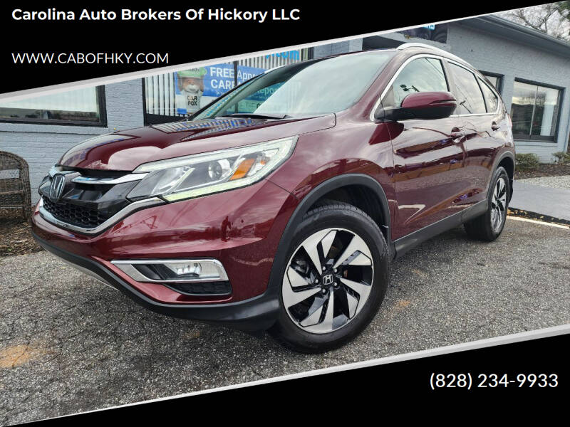 2015 Honda CR-V for sale at Carolina Auto Brokers of Hickory LLC in Newton NC