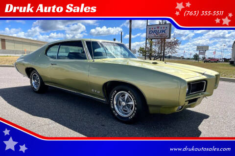1969 Pontiac GTO for sale at Druk Auto Sales - New Inventory in Ramsey MN