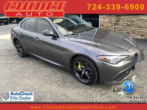 2019 Alfa Romeo Giulia for sale at CHOICE AUTO SALES in Murrysville PA