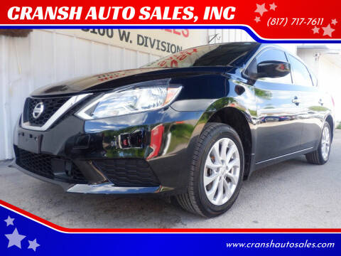 2018 Nissan Sentra for sale at CRANSH AUTO SALES, INC in Arlington TX