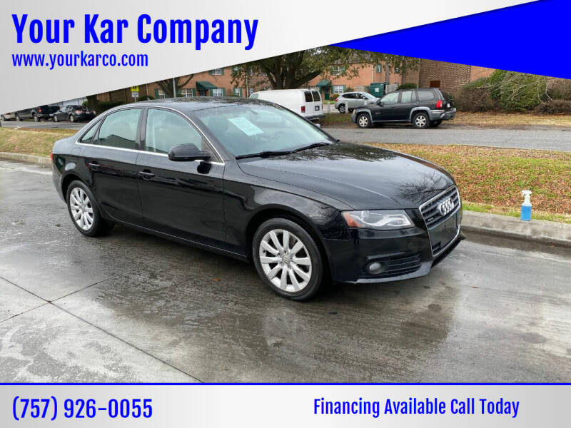 2011 Audi A4 for sale at Your Kar Company in Norfolk VA