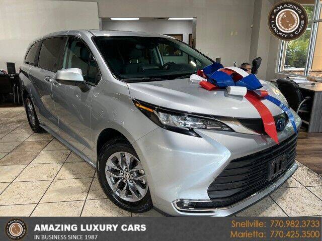 2022 Toyota Sienna for sale at Amazing Luxury Cars in Snellville GA