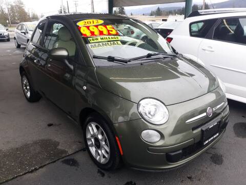 2012 FIAT 500 for sale at Low Auto Sales in Sedro Woolley WA