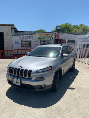 2016 Jeep Cherokee for sale at TEXAS MOTOR CARS in Houston TX