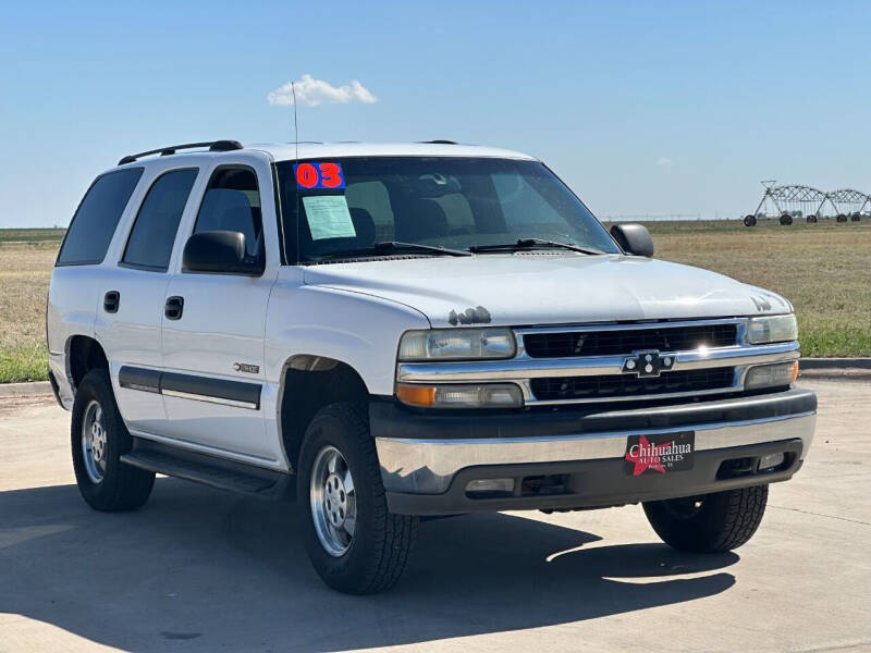 2003 Chevrolet Tahoe for sale at Chihuahua Auto Sales in Perryton TX