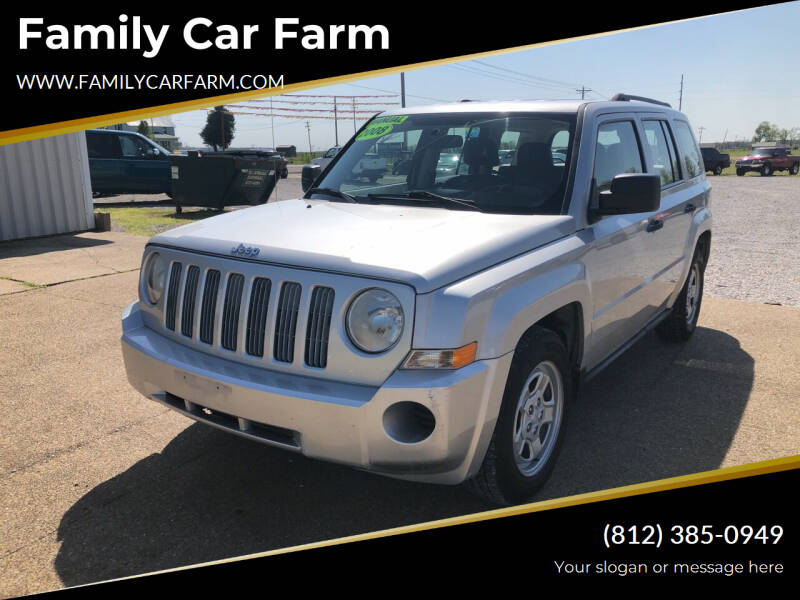 2008 Jeep Patriot for sale at Family Car Farm in Princeton IN