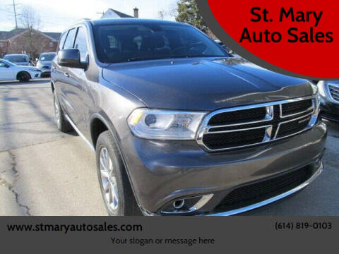 2017 Dodge Durango for sale at St. Mary Auto Sales in Hilliard OH