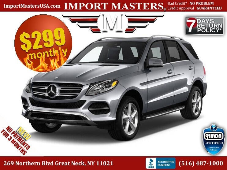 2016 Mercedes-Benz GLE for sale at Import Masters in Great Neck NY