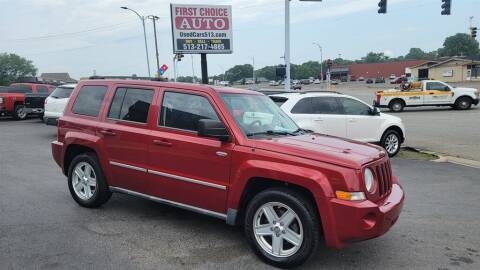2010 Jeep Patriot for sale at FIRST CHOICE AUTO Inc in Middletown OH