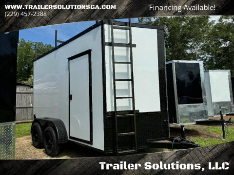 2025 7x12 Tande Axle 7x12TA Enclosed Cargo Trailer for sale at Trailer Solutions, LLC in Fitzgerald GA