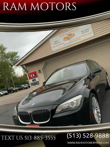 2012 BMW 7 Series for sale at RAM MOTORS in Cincinnati OH