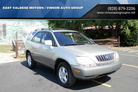 2002 Lexus RX 300 for sale at EAST VALDESE MOTORS / VINSON AUTO GROUP in Valdese NC