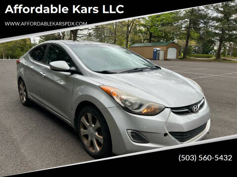 2013 Hyundai Elantra for sale at Affordable Kars LLC in Portland OR
