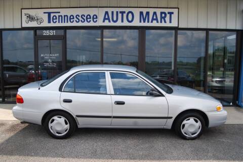 2000 Chevrolet Prizm for sale at Tennessee Auto Mart Columbia in Columbia TN