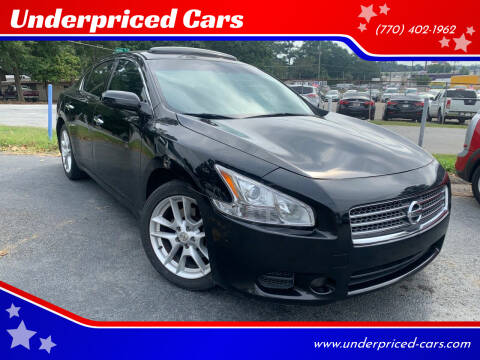 2009 Nissan Maxima for sale at Underpriced Cars in Woodstock GA