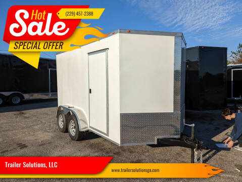 2024 T. Solutions 7x14TA ENCLOSED CARGO TRAILER for sale at Trailer Solutions, LLC in Fitzgerald GA