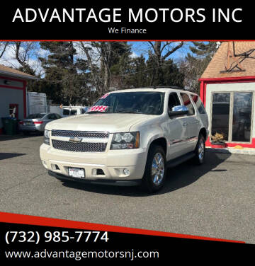 2010 Chevrolet Tahoe for sale at ADVANTAGE MOTORS INC in Edison NJ