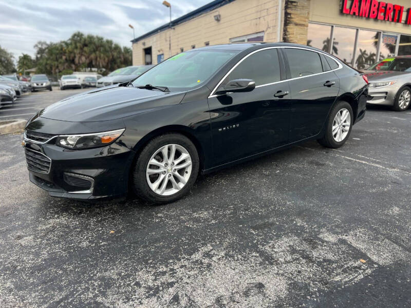 2017 Chevrolet Malibu for sale at Lamberti Auto Collection in Plantation FL