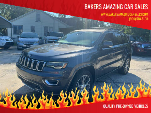 2018 Jeep Grand Cherokee for sale at Bakers Amazing Car Sales in Jacksonville FL