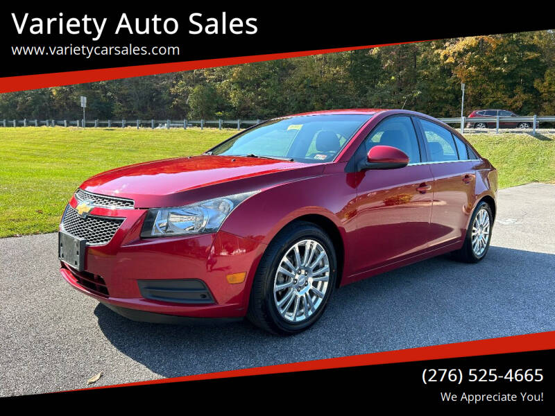 2012 Chevrolet Cruze for sale at Variety Auto Sales in Abingdon VA