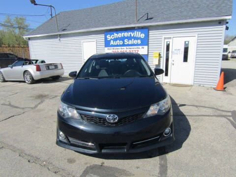 2013 Toyota Camry for sale at SCHERERVILLE AUTO SALES in Schererville IN