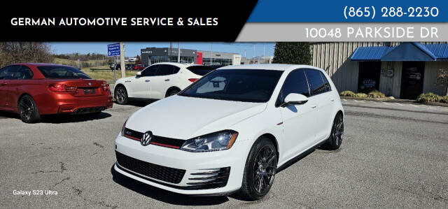 2017 Volkswagen Golf GTI for sale at German Automotive Service & Sales in Knoxville, TN