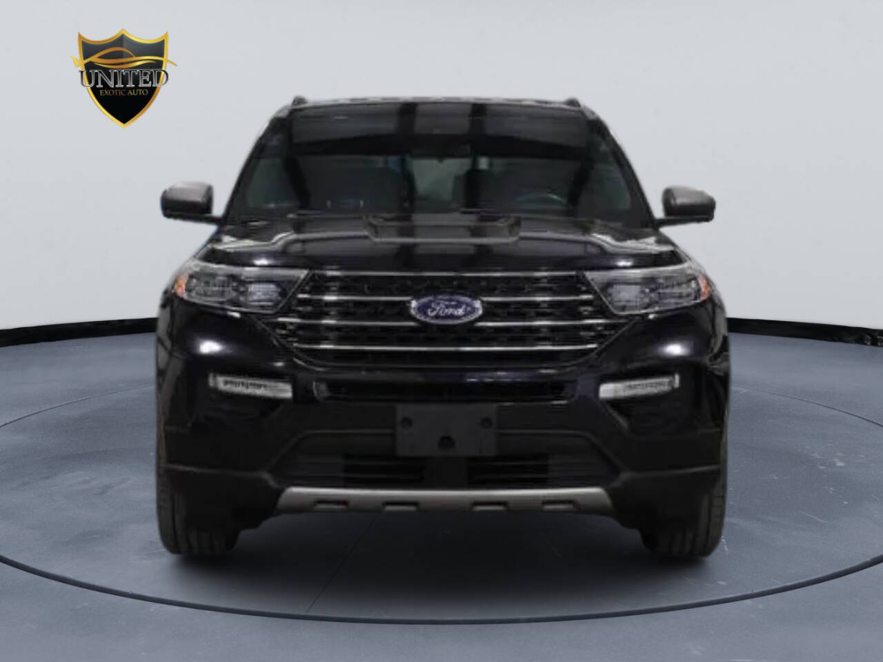 Black 2020 Ford Explorer XLT XLT 4dr SUV 2