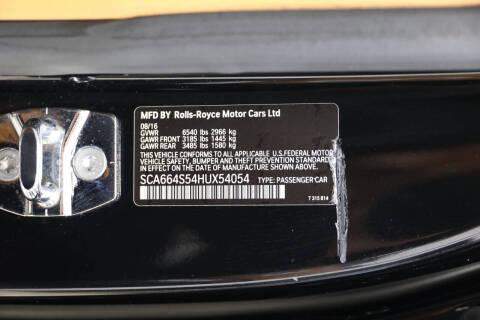 2017 Rolls-Royce Ghost