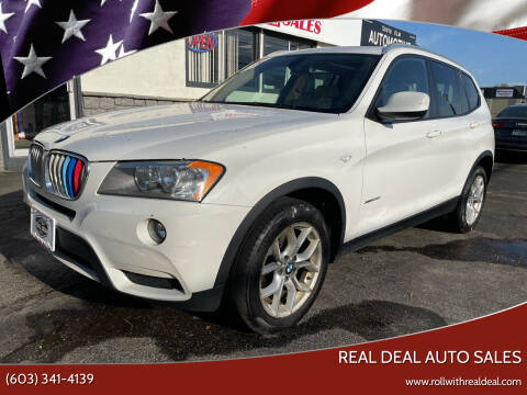 2013 BMW X3 for sale at Real Deal Auto Sales in Manchester NH