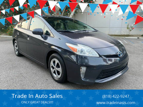 2012 Toyota Prius for sale at Trade In Auto Sales in Van Nuys CA