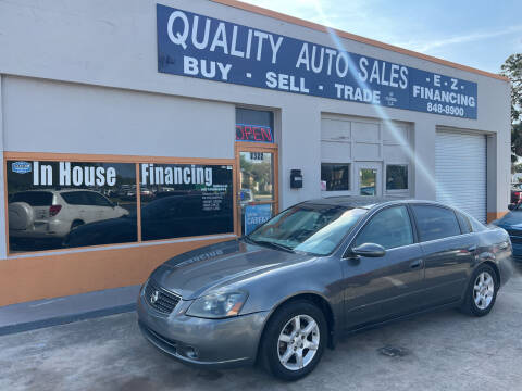 2005 Nissan Altima for sale at QUALITY AUTO SALES OF FLORIDA in New Port Richey FL