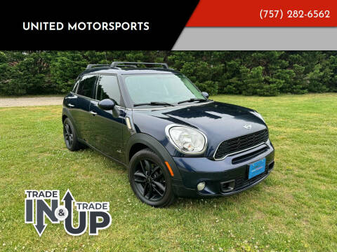 2012 MINI Cooper Countryman for sale at United Motorsports in Virginia Beach VA