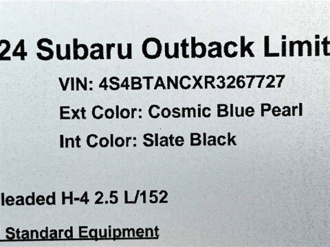 2024 Subaru Outback Limited