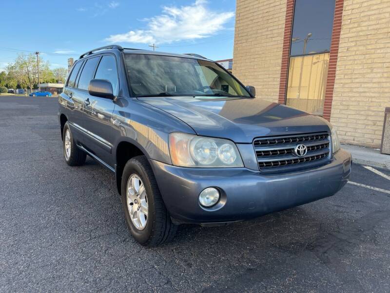 2003 Toyota Highlander for sale at Gq Auto in Denver CO