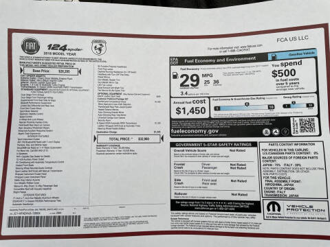 2018 FIAT 124 Spider Abarth