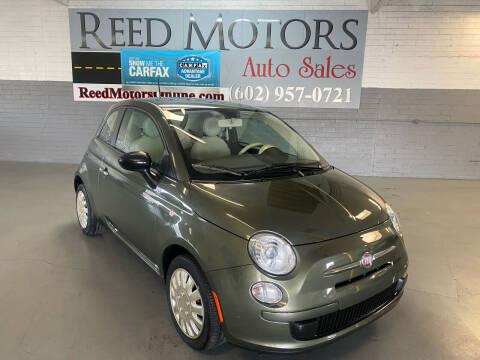 2012 FIAT 500 for sale at REED MOTORS LLC in Phoenix AZ