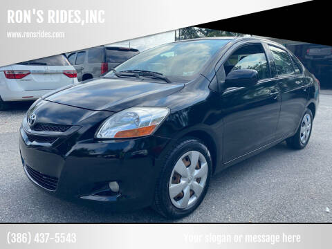 2008 Toyota Yaris for sale at RON'S RIDES,INC in Bunnell FL