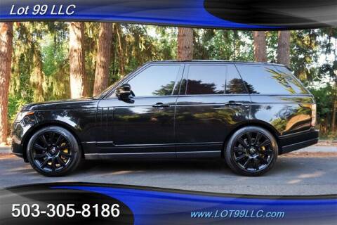 2017 Land Rover Range Rover for sale at LOT 99 LLC in Milwaukie OR