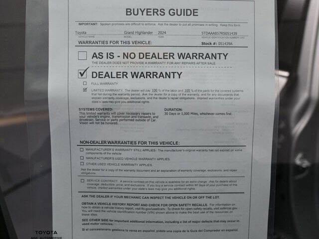 2024 Toyota Grand Highlander XLE