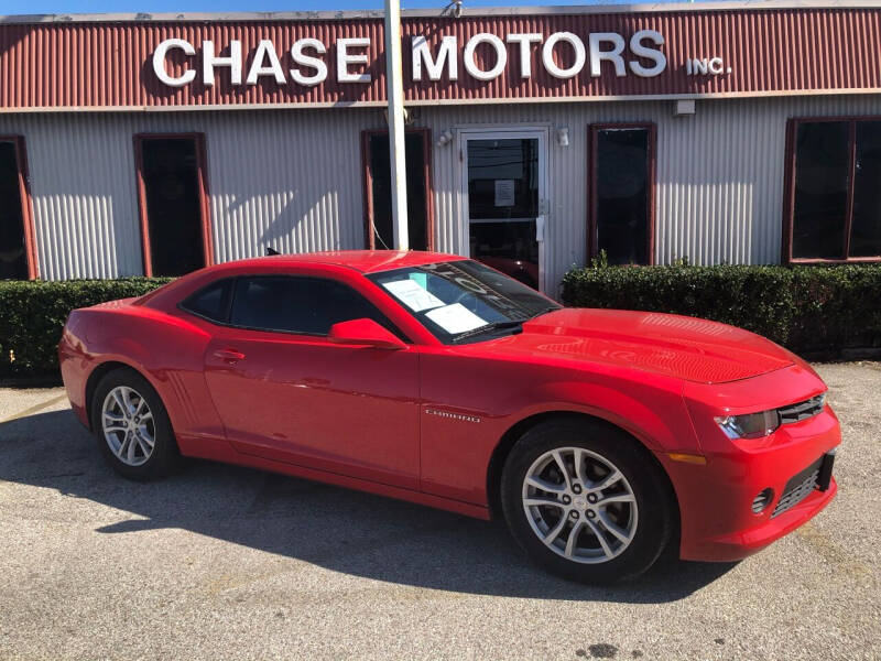 2015 Chevrolet Camaro for sale at Chase Motors Inc in Stafford TX