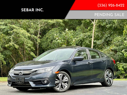 2018 Honda Civic for sale at Sebar Inc. in Greensboro NC