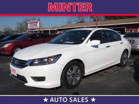 2013 Honda Accord for sale at Minter Auto Sales in South Houston TX