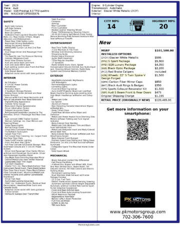 2023 Audi SQ8 4.0T quattro Prestige